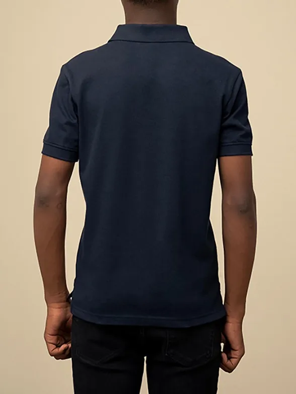 Polo Boys Kyle Short Sleeve Golfer Navy - Image 6