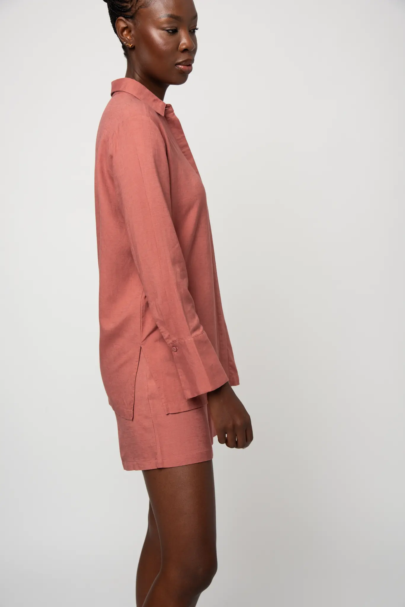 Polo Womens Lilly Long Sleeve Rose Shirt - Image 4