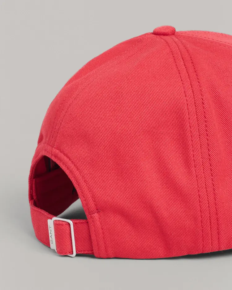 Gant High Cotton Twill Red Cap - Image 2