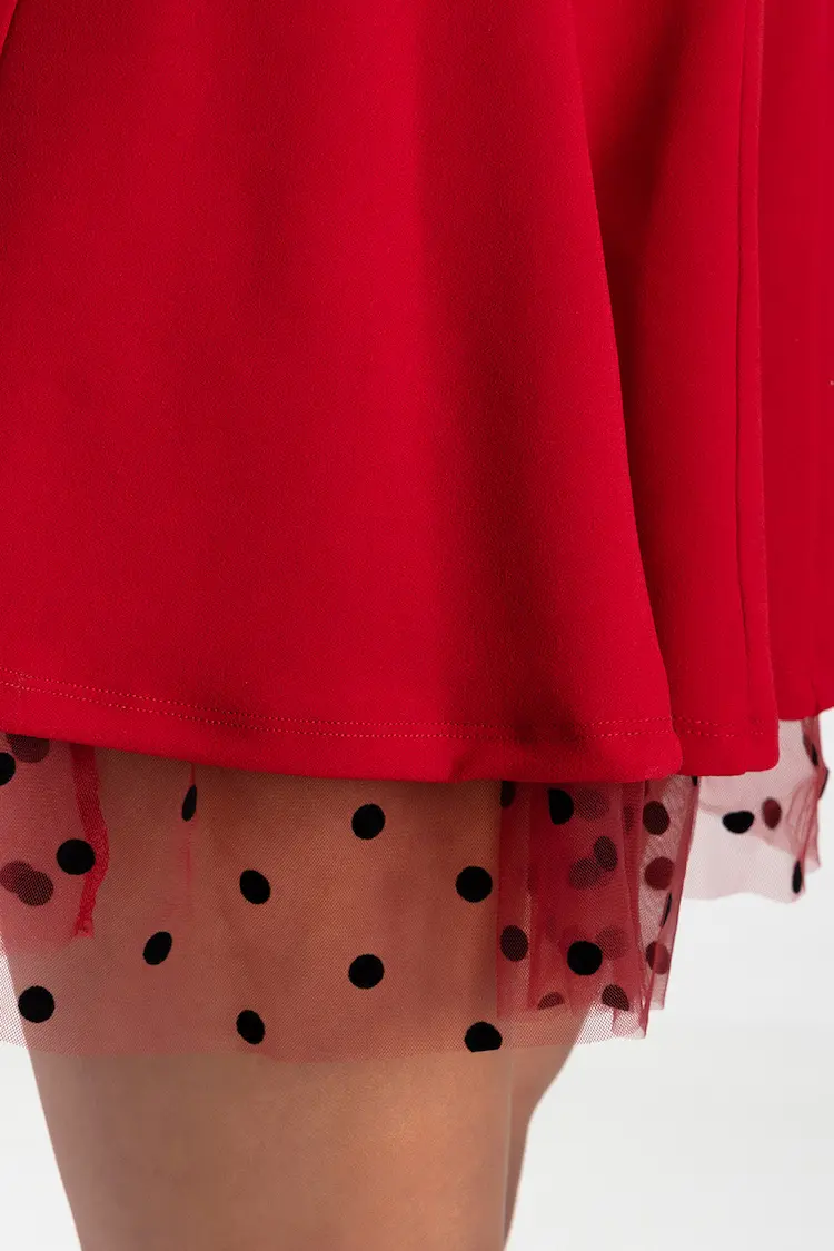 Sissy Boy Only A Dream Deep Red Mini Dress - Image 4