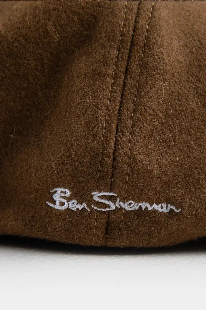 Ben Sherman Ivy Peaky Blinder Flat Cap - Image 2
