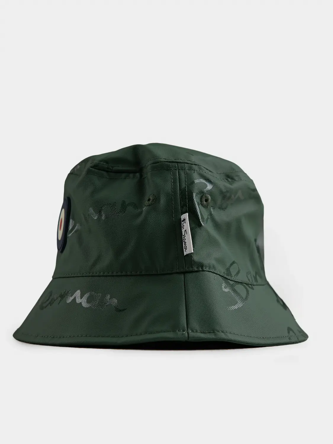 Ben Sherman Wax Plastisol Tar Bucket Hat - Image 5