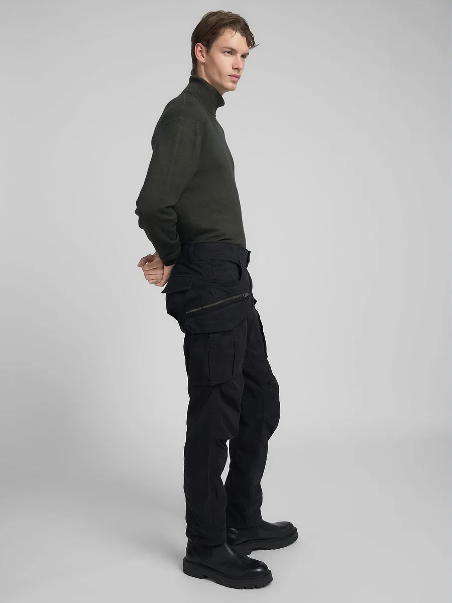 Replay Joe Men's Black Cargo Pants - Image 2