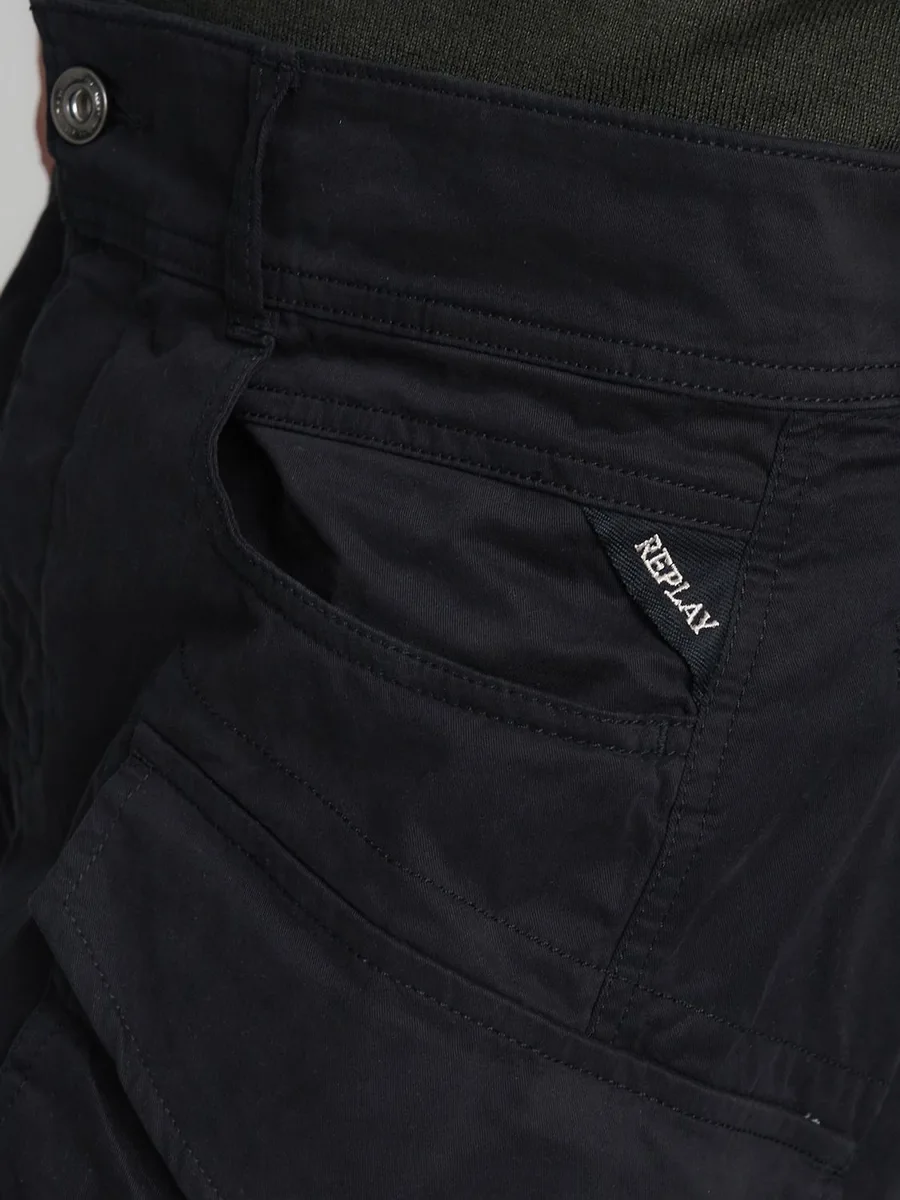 Replay Joe Men's Black Cargo Pants - Image 3