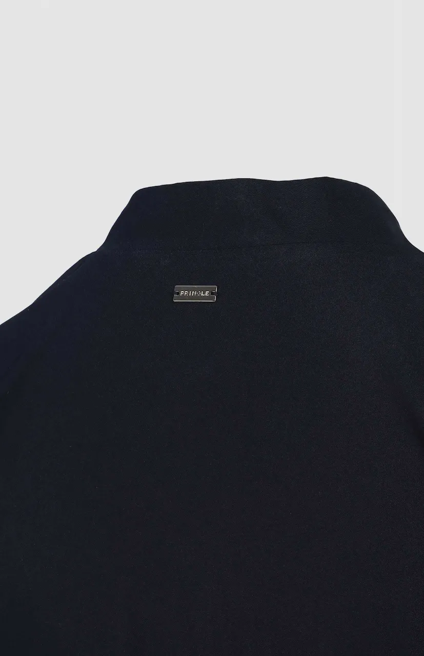 Pringle Womens Hannah Pleat Dress Navy - Image 5