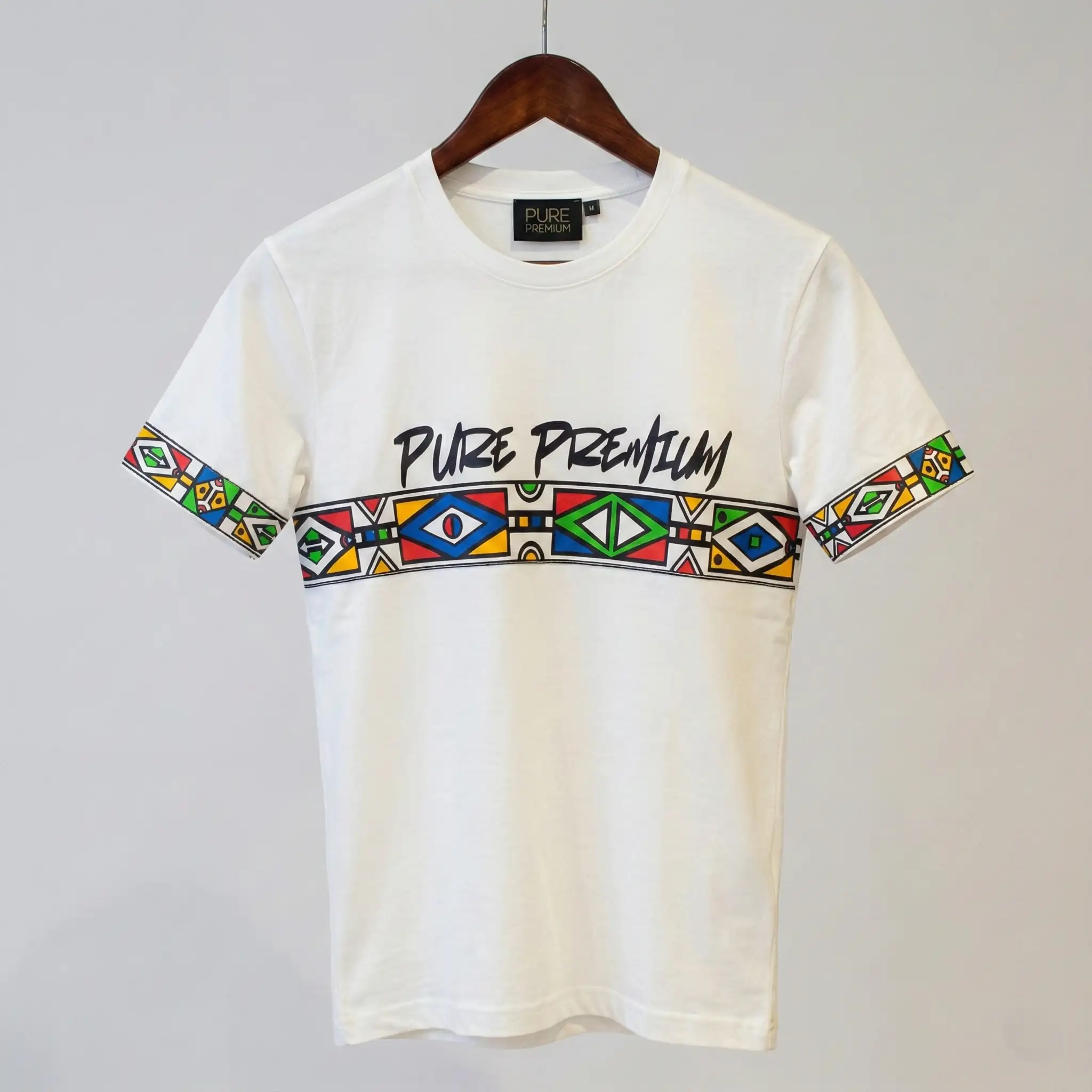 Pure Premium Bele White T-shirt - Image 2