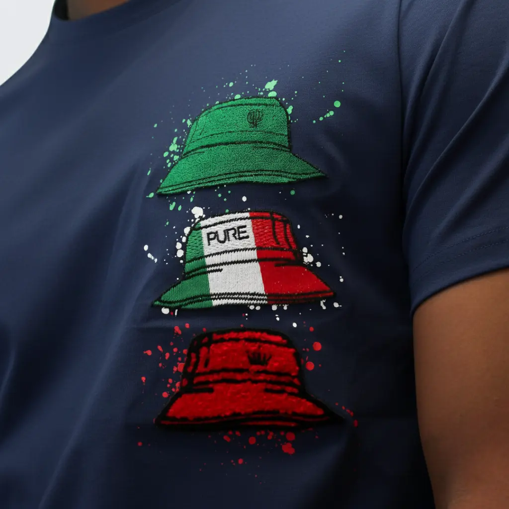 Pure Premium Taviani Navy T-shirt - Image 2