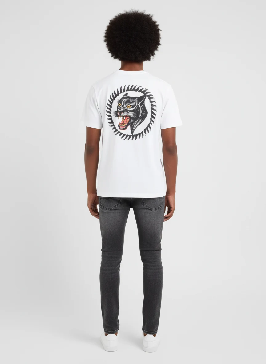 Replay Custom Garage White Tshirt - Image 3