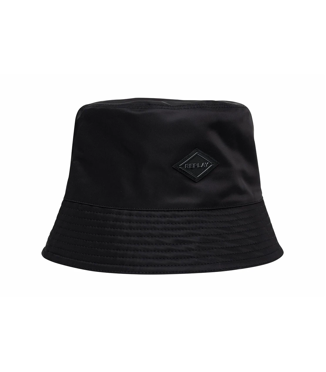 Replay Nylon Bucket Hat Black