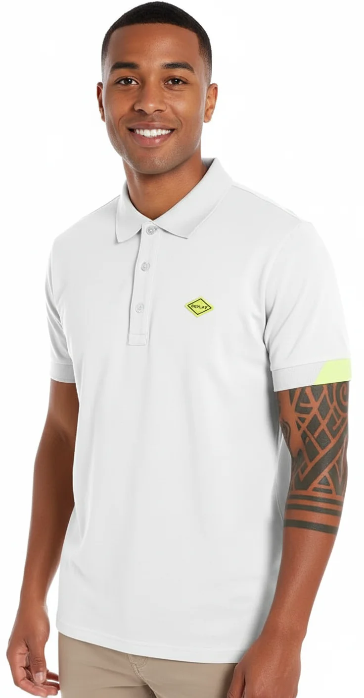 Replay White Men's Golfer