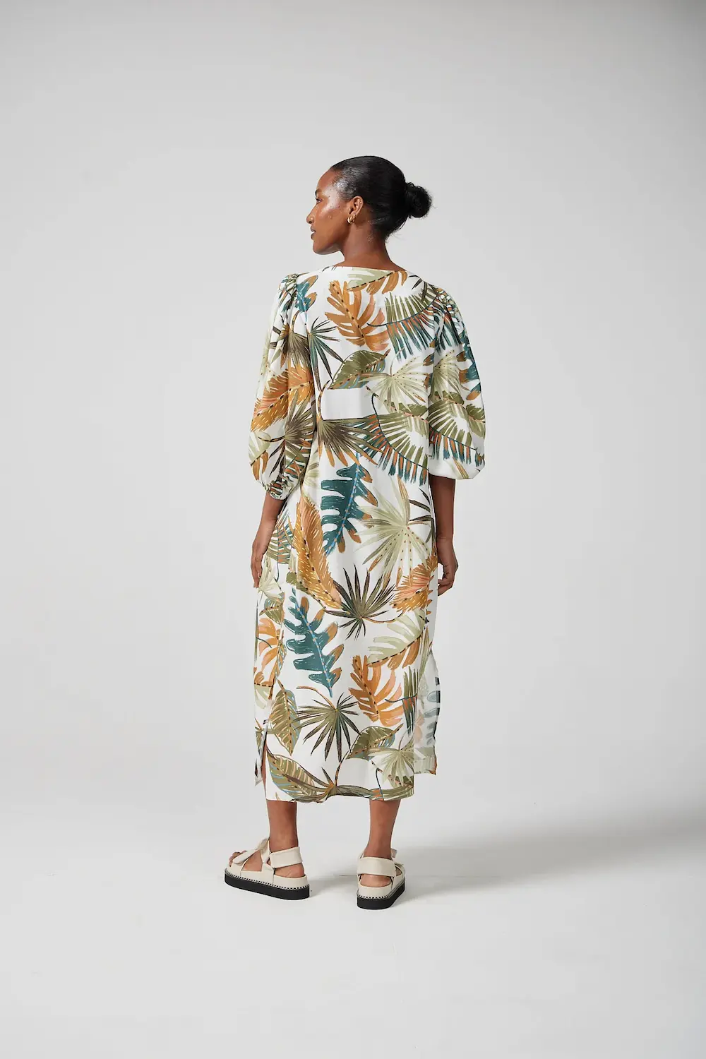 Smudj Josette Silky Shift Floral Dress - Image 10