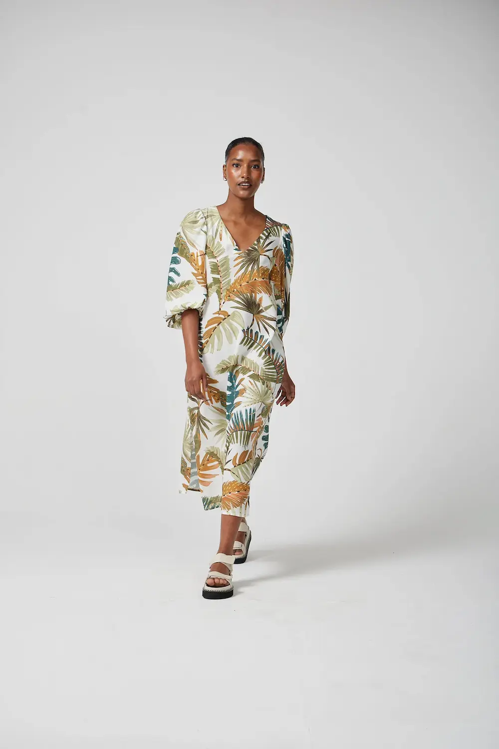 Smudj Josette Silky Shift Floral Dress - Image 8