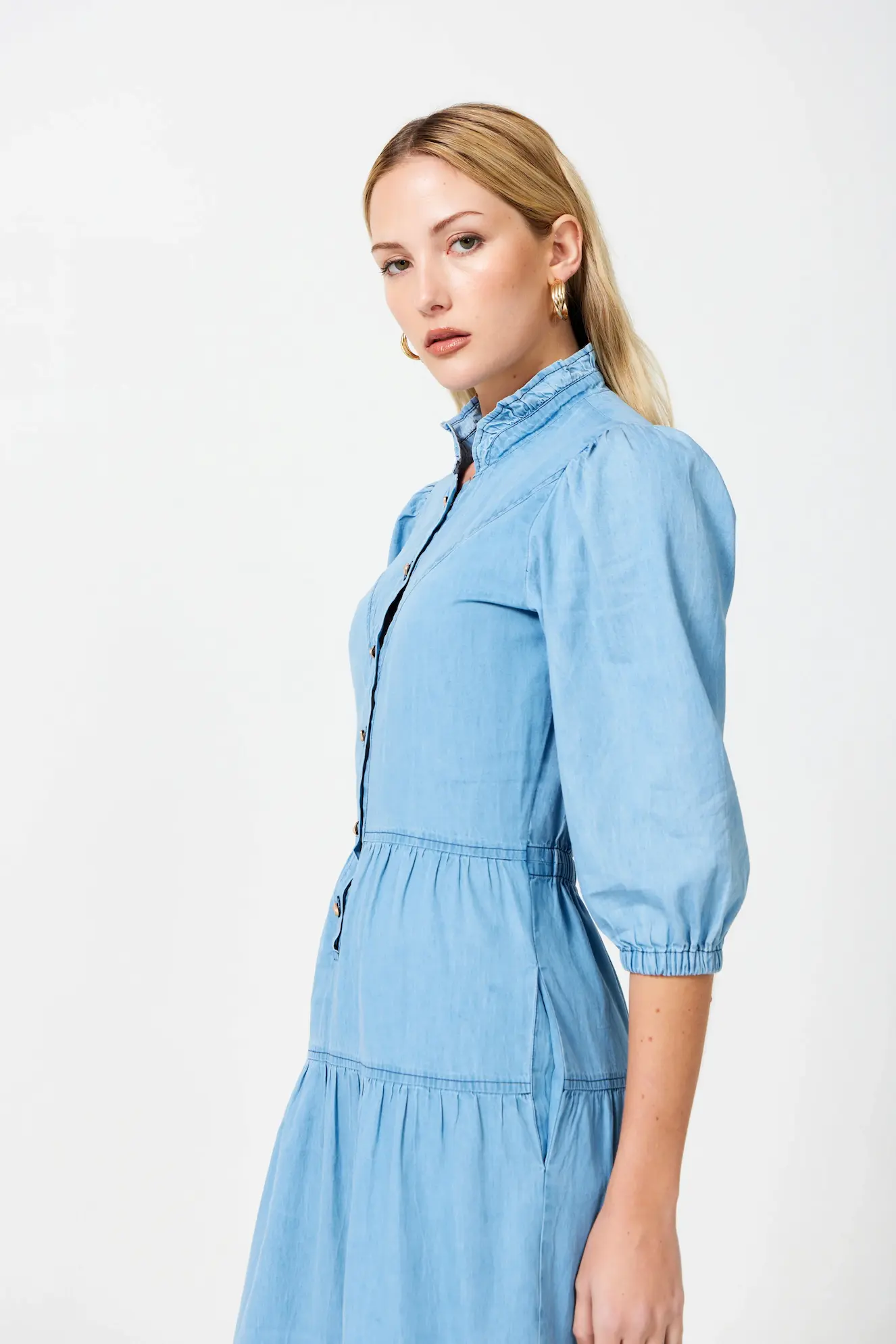 Smudj Kelso Maxi Denim Dress - Image 5