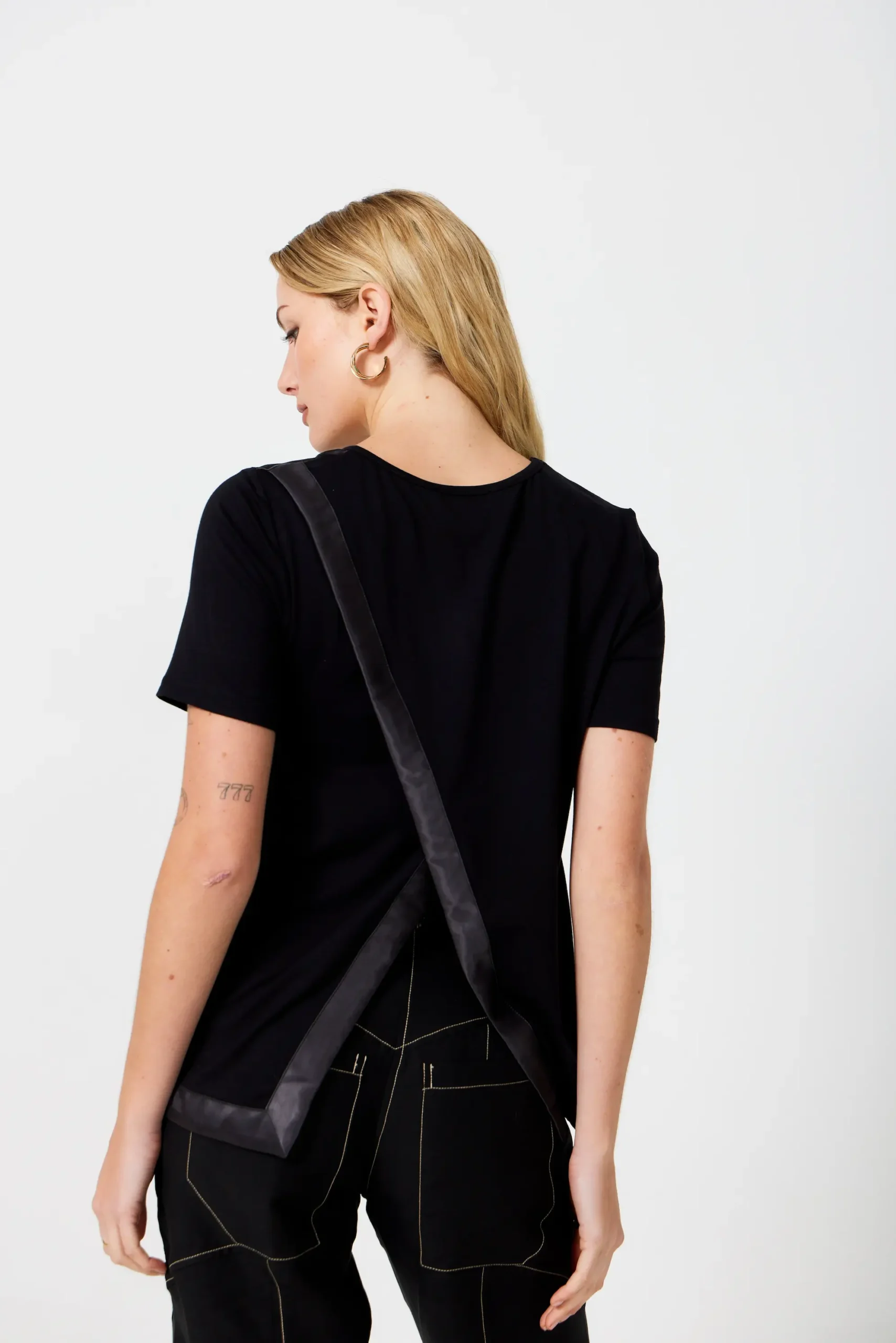 Smudj Reine Satin Top Liqourish - Image 3